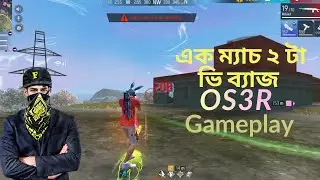 One Match 2 V Badge 😱 0S3R Gameplay 😎 Garena Free Fire 😱 SAYED GAMER