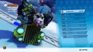 CTR Nitro Fueled- Rustland Tiny Gameplay (Polar Pass Blue Fire)