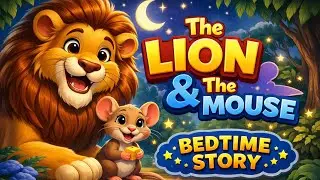 Lion & Mouse Bed Time Story For Kid's | moral story | Kid's Bedtime Story 