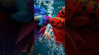 The Most Underrated Fighting Game🐠#shorts #shortsfeed #fish #bettafish