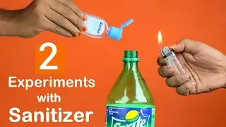 2 Amazing Experiment With Hand Sanitizer | Hand Sanitizer Science Tricks.