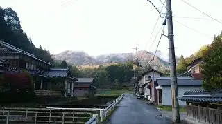Travel in Japan. Kyoto prefecture. Ayabe. countryside.