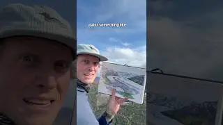 Why you should never wait to start watercolor painting! #mountains #travel #nature