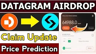 Datagram Airdrop Allocation Claim Listing update || Datagram New Update || Datagram price prediction