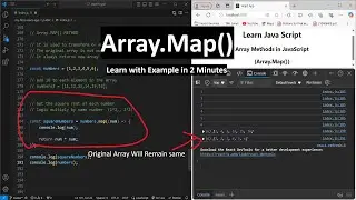 Map Array Method in JavaScript | How to Use the Map() Function | JavaScript Array Methods Tutorial