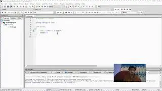 C++, learn how to write a program.
