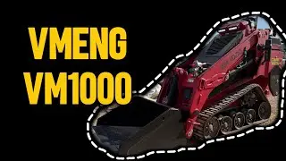 Дизельный мини-погрузчик Vmeng VM1000 с бортовым поворотом готов к переезду в новый дом