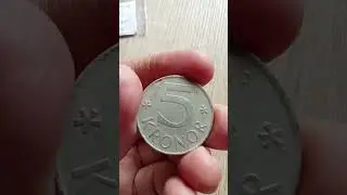 Sweden 5 Kronor yr1988-Carl Gustaf XVI -SVERIGE- share/ sale