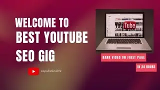 I will do best youtube video SEO expert optimization for top organic ranking