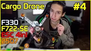 Como ligar motores e ESC 4 em 1 no flight controller! - Cargo Drone FPV #4