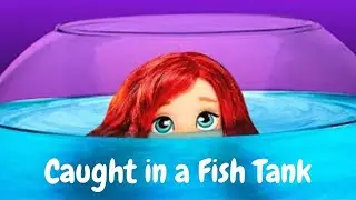 The Little Mermaid CAUGHT in a FISH TANK | Disney Princess