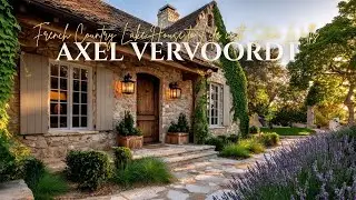 Axel Vervoordt Design Brings French Country Lake House to Life with Stone Walls and Charm