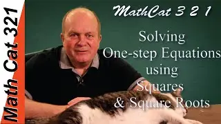 Another Math Trick - How to Solve a One-Step Algebra Equation That Includes Square Roots! ✔