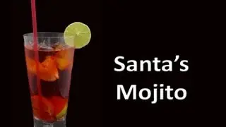 Santa's Christmas Mojito Drink Recipe