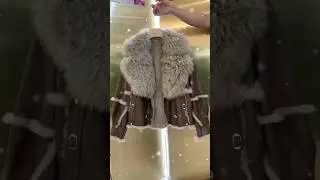 🥶💤 winter leather jacket #style #fashion #winteroutfits #viralvideo #youtubeshorts