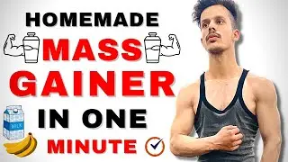 Homemade Mass Gainer Shake With 30gm Protein