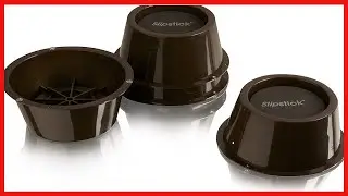 Slipstick CB654 2 Inch Lift Furniture Risers  Bed Risers, Adds 2 Height to Heavy Furniture or Beds