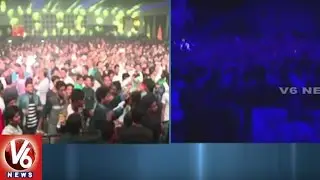 New Year 2017 Celebrations In Hyderabad City | Youth Dance | Part 2 | V6 News