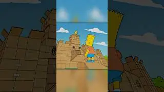 Bart builds a box fort 😌 #simpsons #shorts