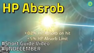 HP Absorb / Short Guide Video #undecember