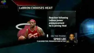 Spike Lee Reacts to Lebron James Decision