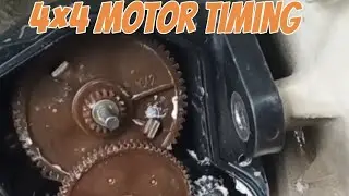 Toyota hilux 4&times;4 motor timing Complete Video |transfer case motor timing