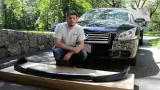 Painting a front lip spoiler