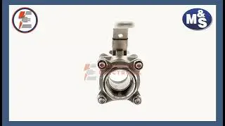 M&S Ball Valve -25&deg;C to 150&deg;C 316 Stainless Steel 40mm (1 1/2