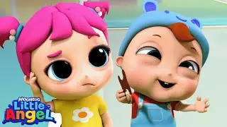 Bingo's Visit To The Vet | Little Angel| Kids Happy Place
