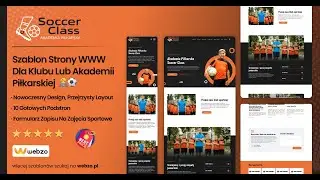 Soccer Class - Szablon strony WWW dla Klubu Sportowego lub Akademii Piłkarskiej | Webzo