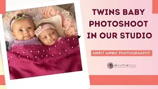 Twins Baby Photoshoot In Our Studio | Twins Baby Photoshoot Ideas | Amrit Ammu Photography