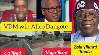 VDM Drag Alico Dangote over Dangote truck drivers Reckless driving Europe Road Naija Road 
