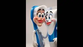 Toothbrush vs Toothpaste | Funny Object AI Short | 7 Sec Comedy | AIReelbrand #shorts #shortvideo