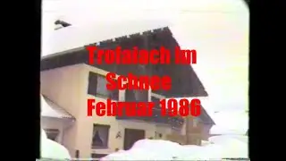 Trofaiach im Schnee 1986