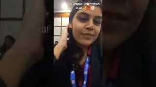 Campus Orientation #icai #ca #fun #viral #reels #yt #india #mumbai #dadar #vibes #shorts #live #luv