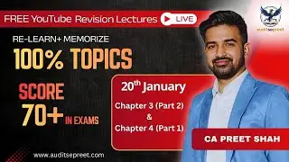 CA INTER AUDIT | CHAPTER 3 & 4 | DETAILED REVISION – ONE SHOT