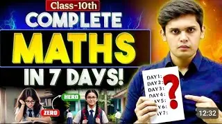 Class 10 next 7 days plan 🔥 l Gap day strategy l prashant kirad 