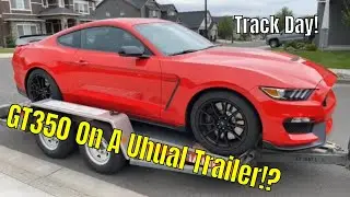 Loading My GT350 On To Uhaul Trailer Using DIY Ramps + Track Day At Oregon Raceway Park!