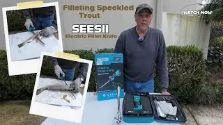 Электрический филейный нож SEESII для разделки рябой форели