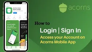 How to Login to Acorns Account | Sign In - Acorns App