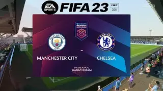 FIFA 23 - Manchester City Women vs Chelsea Women | Academy Stadium | PS5 Gameplay