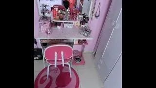 Minha penteadeira improvisada (by Paula Make up)