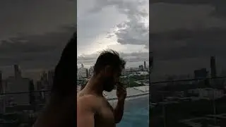 Infinity Pool in Bangkok 🇹🇭#bangkok #thailand #livelife