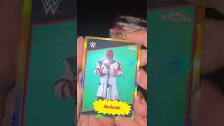 Rookie Of The Cards w/Spaceage Da Rippa. Topps WWE CHROME 2025 RIP BOX 4 OF 5