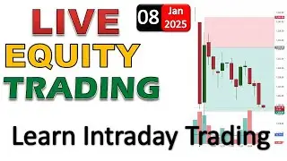 Live Intraday Equity Trading | Profit Book | No Trade In A Day | Back Testing Success | Watch