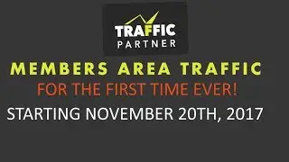 TrafficPartner.com member&rsquo;s area pops live November 20th in Adnium!
