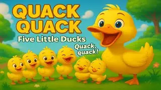 Five Little Ducks | Learn Numbers 1&ndash;5 🔢🦆 | Baby Songs for Toddlers 👶🎵 | Sing Along 🎤