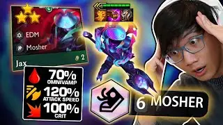 6 Mosher Jax 3 with 100% Crit and 70% Omnivamp CANNOT be Stopped