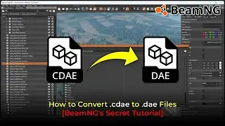How to Convert .cdae to .dae Files [BeamNG's Secret Tutorial]