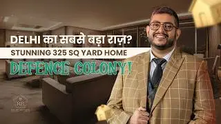 Delhi का सबसे बड़ा राज़! A 325 Sq Yard Home Hidden in Defence Colony!